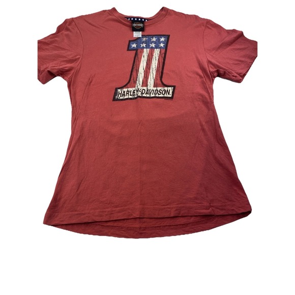 Tops - Harley Davidson Springfield Mile Pink Tshirt‎ SZ Small Women's Halls HD Races
